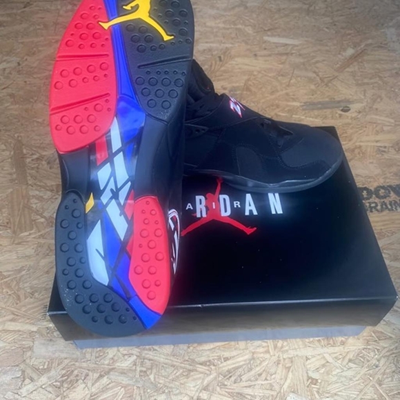 Air Jordan 8 Retro Playoffs 2023 black/true red - Picture 9 of 9